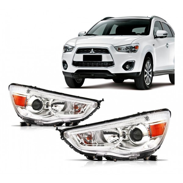 Par Farol Asx Cromado 09 10 11 12 13 14 2015 2016 Foco Duplo