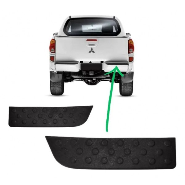 Pisante Parachoque Traseiro Mitsubishi/triton Ld Origianal